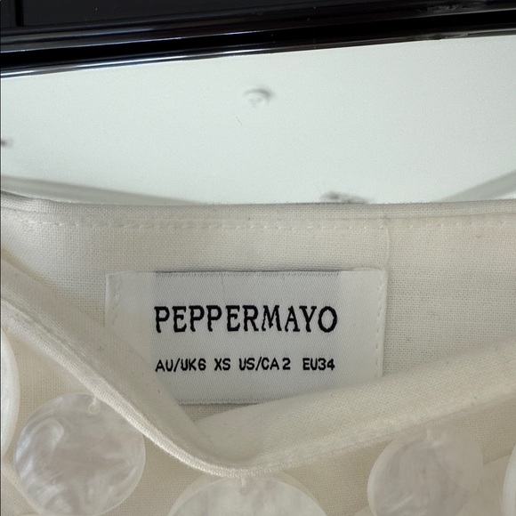 Peppermayo White Movie Star Mini Skirt - Picture 3 of 5